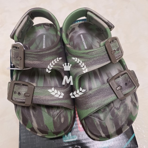 SKECHERS FOAMIES LILCALI BLAST PARTY COLORS SANDAL - Picture 6 of 15